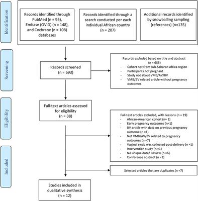 The Association Between Vaginal Microbiota Dysbiosis, Bacterial Vaginosis, and Aerobic Vaginitis, and Adverse Pregnancy Outcomes of Women Living in Sub-Saharan Africa: A Systematic Review